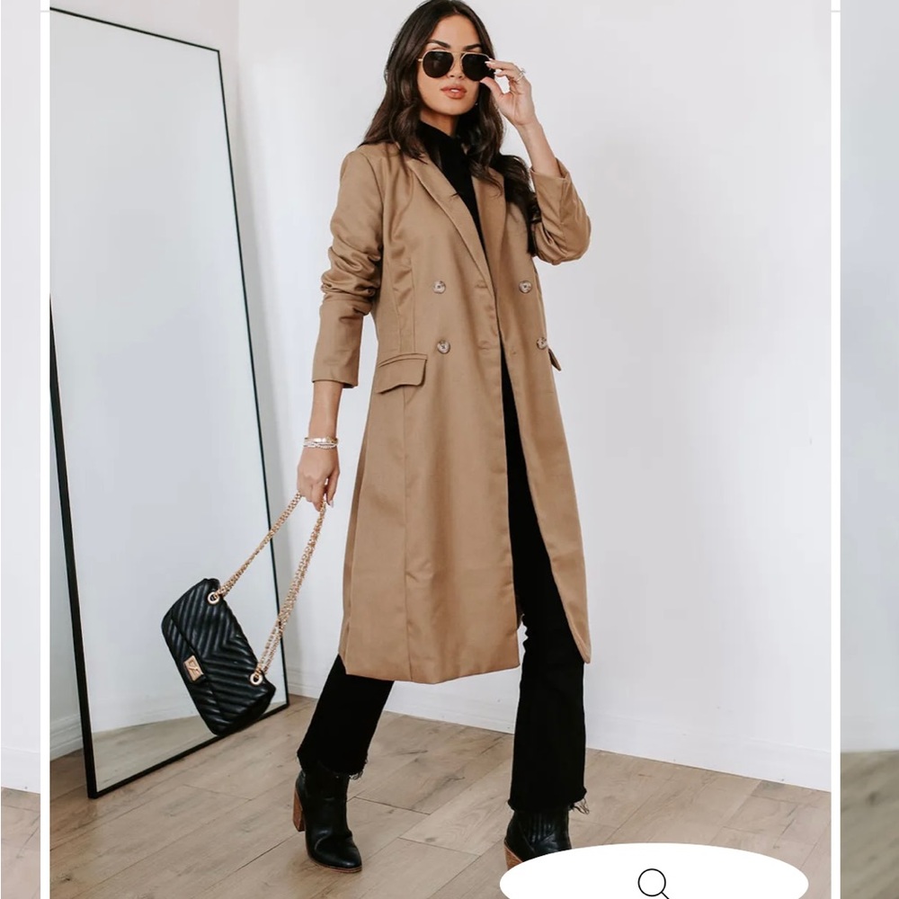 New ladies xl trench style coat